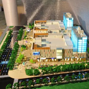 商业街道建筑模型定制 仿古场景沙盘模型制作厂家