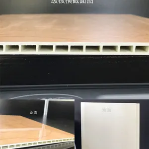 河北集成墙板厂家 竹木/石塑护墙板 装饰线条