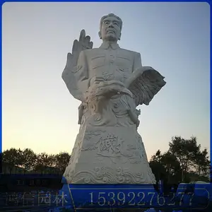 惠安厂家供应学校名人雕塑 户外广场大型石雕现代伟人肖像摆件