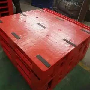 批发塑胶卡板 防潮垫板 仓储周转栈板 网格九脚 塑料托盘 叉车托盘