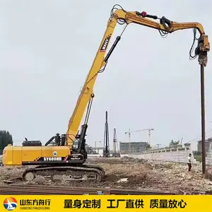 打桩挖掘机改装 方舟行勾机打桩臂定制工厂