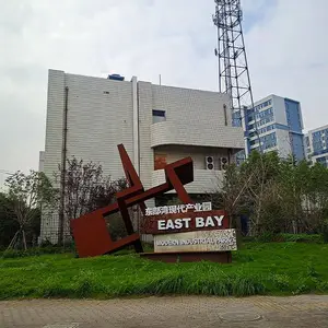 厂家定制园林艺术生锈金属造型工程制作安装大型景观耐候钢雕塑