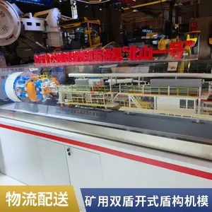 迎长红 土压层盾构机模型 明挖 暗挖模型 色彩分明 实训教学 选材优质 现货速发