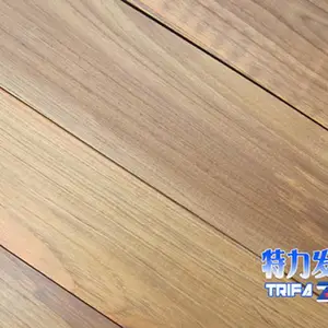 供应柚木地板坯料特力发地板品牌柚木工艺品料