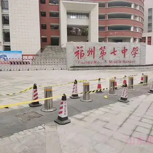 学校固定挡车桩,学校自动车锁