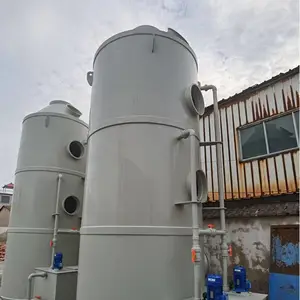河南喷淋洗涤塔制造 臻柏实力生产品牌 净化洗涤塔 化工厂喷淋塔