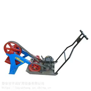 加重型电动蛙式夯实机 宇成HW80型打夯机应用