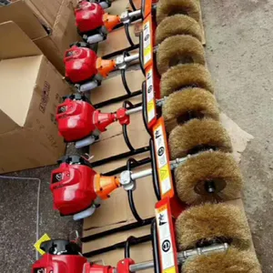 小型钢板除锈机 管道铁锈去除机 彩钢瓦抛光机 汽油打磨机