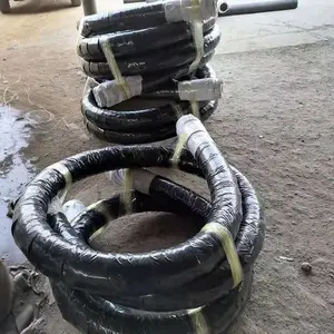 混凝土输送泵车高压胶管-地泵耐磨高压软管_3米桩机胶管_优质橡胶_出口胶管批发、促销价格