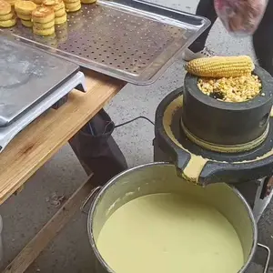 JC石磨黄金玉米饼项目产品介绍机器价格