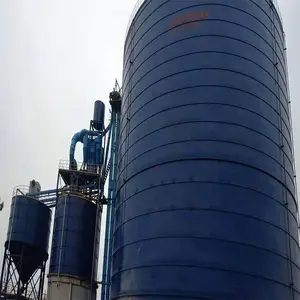 江门粉煤灰储存仓加工制作厂家 焊接钢板库建设