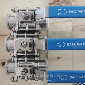 316L 1000WOG三片式球阀FIG.135K 高平台 螺纹 快装 法兰 高压球阀