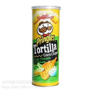 供应美国进口食品批发pringles品客薯片181g*14 盒