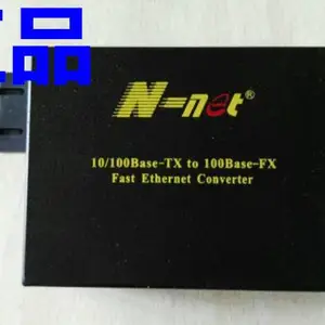 N-net光纤收发器NT-1100S-25百兆单模双纤光电转换器