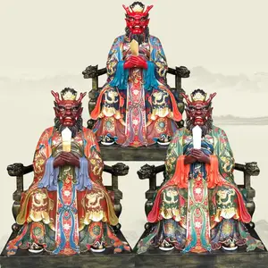 生漆脱胎四海龙王神像 禅相铜雕生产五台山龙五爷神像求风调雨顺