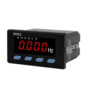 供应数显频率表 单相频率表 5槽型交直流频率表 型号RX194F-5K1