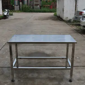 不锈钢工作台桌子操作台厨房商用专用架案板台面长方形打包台
