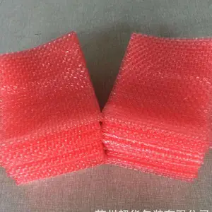气泡袋红色防静电加厚电子电器屏幕工厂家气泡袋