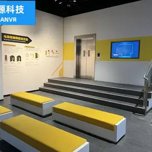 【普源科技】安全宣教防灾避险科普教育设备电梯坠落事故模拟体验