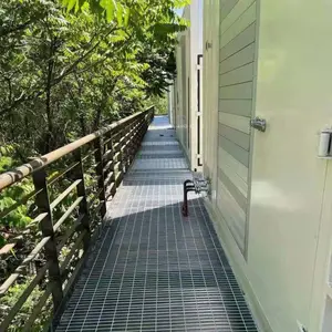 电厂检修平台用钢格栅板走道盖板踏步格栅定制