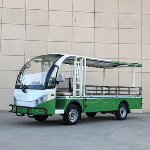 厂区四轮电动载货车 搬运电动车-员工餐车1-3吨搬运电瓶车厂家定制