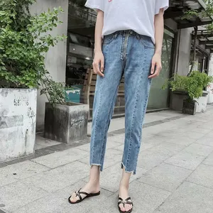 夏季牛仔裤丨几元库存服装批发丨韩版女士牛仔裤丨新款牛仔裤5-20元批发