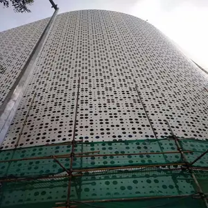 铝迪 外墙干挂冲孔铝单板加工定制 抗压性强发货及时
