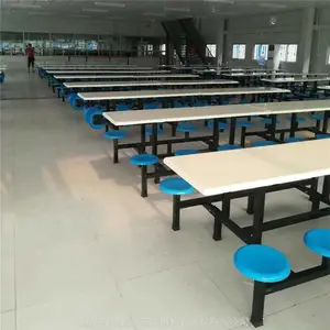公 明4人饭堂餐桌定制 8人员工饭堂餐桌生产工厂定做
