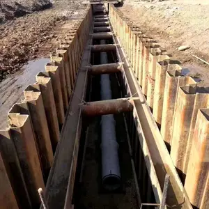 广州荔湾区出租拉森钢板桩6米9米12米租赁公司