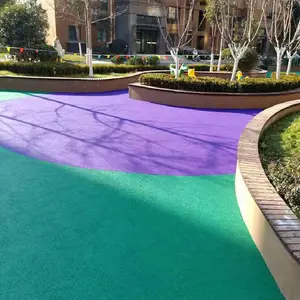 景区公园EPDM橡胶颗粒 幼儿园彩虹橡胶跑道 长期出售 鑫威