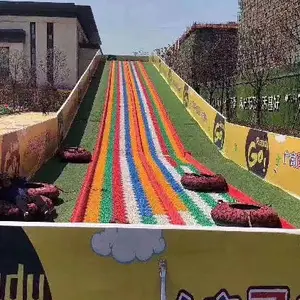 温州全新七彩滑道价格,网红七彩滑道