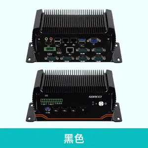 索奇soncci SCI-S5000R6嵌入式无风扇工控机 3865U i5-8265U三网口宽压GPIO工业电脑6个RS485 HDMI VGA双显示智慧