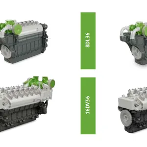 代理ABC发动机D36系列中高速船用推进主机3000-10547KW 1000rpm