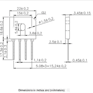 KBP308 60MIL �����Ŷ� 3A 800V