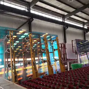 5mm炫彩玻璃原片批发 炫橙炫蓝炫绿三色可选可钢化