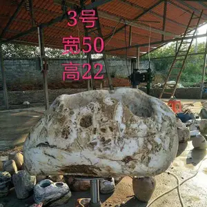 花盆石是什 么材质， 广 东花盆石批发，可以养鱼的石头花盆