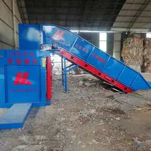 华龙畅兴 160吨全钢板卧式液压打包机 河南新乡场地