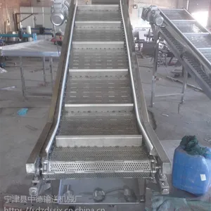 爬坡网带输送机 304不锈钢网带