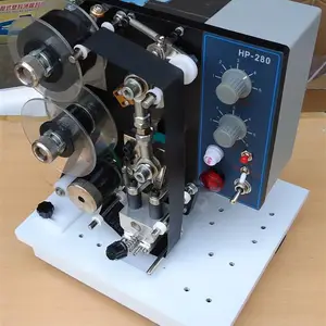 鑫燕HP-280电动色带打码机 塑料袋纸盒标签纸张日期印码机