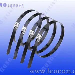 上海焕诺电气HONO不锈钢扎带 喷塑不锈钢扎带 不锈钢喉箍 自锁式不锈钢扎带 自锁式喷塑不锈钢扎带