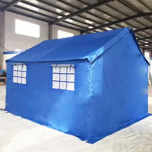 昆明救灾帐篷批发 蓝色户外应急救援帐篷 防疫救灾物资帐篷