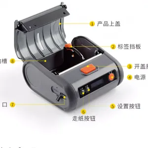 【全国联保】芝柯(zicox)CC3便携式蓝牙打印机 (灰色)