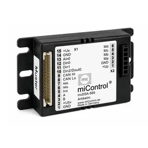 德国 miControl S6x 紧凑型步进驱动器 CANopen 超薄板载闭环驱动