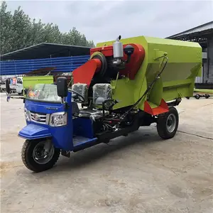 省力牛场喂料车 小型电动撒料车价格