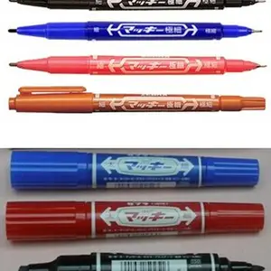 供应日本原装斑马牌ZEBRA小双头笔记号笔油性笔MO-120不褪色