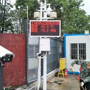 扬尘监测系统数据传输到LED显示屏上
