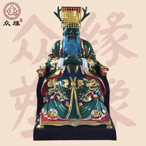 众缘龙王爷神像_庙宇玻璃钢四海龙王神像供应商