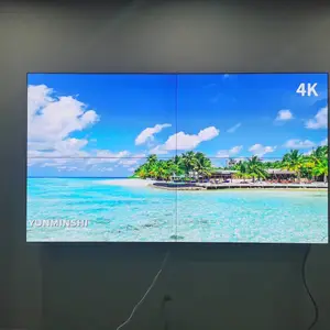 批量供应55寸3.5mm液晶拼接屏价格优包安装