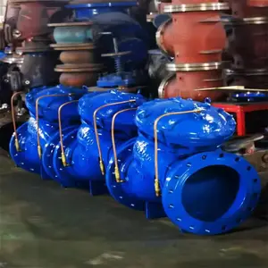诸城阀门经销商JD745X-16C DN500厂家直销多功能水泵控制阀 铸钢JD745X-16C