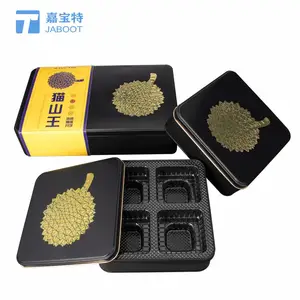 公版猫山王榴莲冰皮月饼马口铁盒***中秋食品精美包装礼品盒